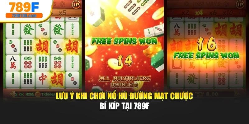 Lưu Ý Khi Chơi Nổ Hũ Đường Mạt Chược - Bí Kíp Tại 789f